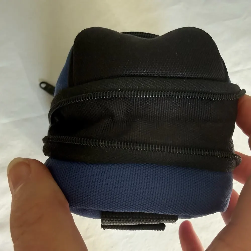 HP Hewlett Packard Camera Case Soft Blue 35mm (missing Strap)